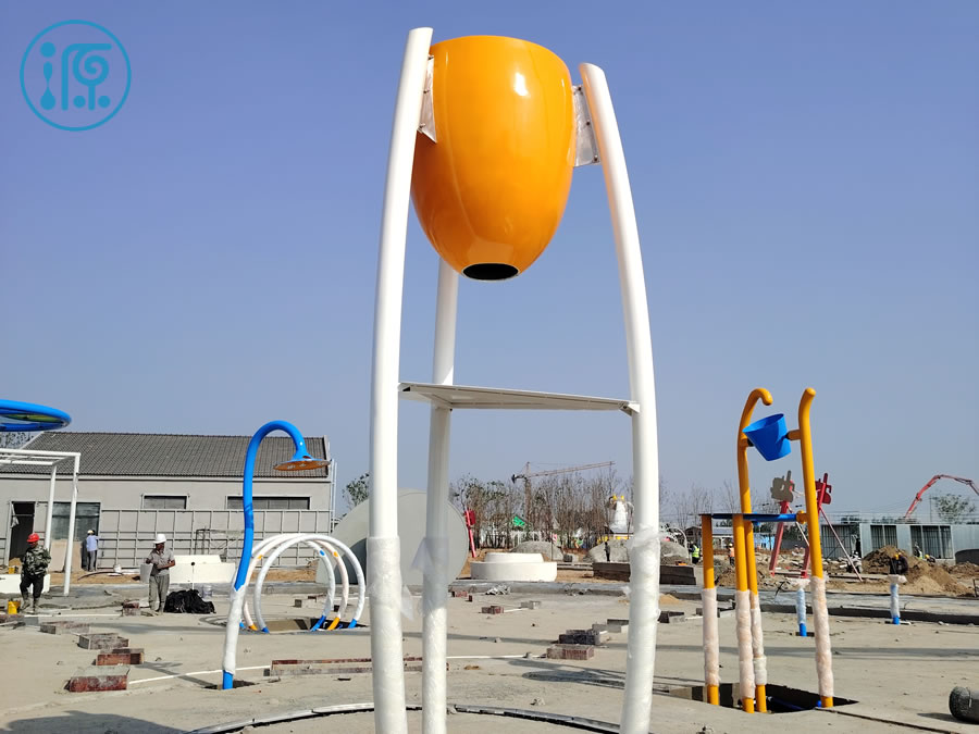 蛋形暴洪倒水桶|戲水小品